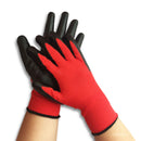 Garden Labour Protection Nylon Glove 1 Pair Nitrile Coated Working Gloves  Anti Skid Wear Resistant