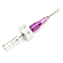 3Pcs 6/6.5/7mm Cross Lock Opener with CrosS-shaped Transparent Practice Padlock Lock Pick Tools