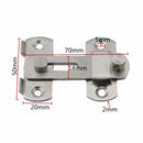 Stainless Steel Window Door Gate Safety Sliding Barrel Bolt Latch Lock Hasp