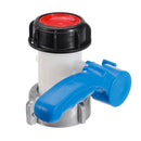 DN40/50 IBC Universal Hose Connector Tap Shut Off Garden Accessories Coarse Thread Tote Tank Adapter Butterfly Valve Fitting Parts for Home Garden