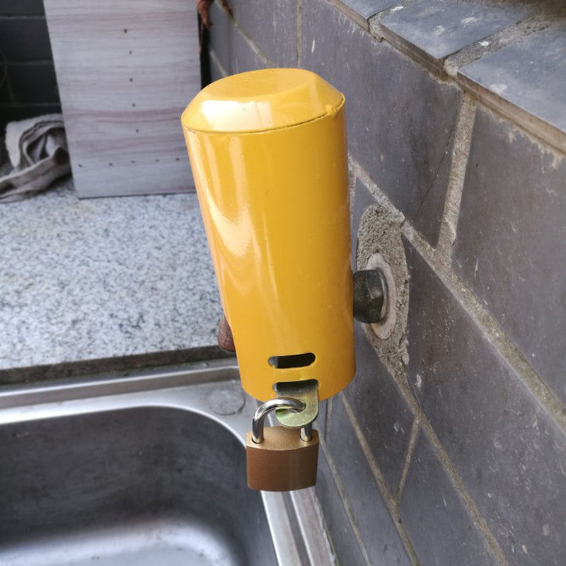 Lock Tap Protective Cover Outdoors Garden Against Theft Lock Faucet Tap Safe Lockable Protective