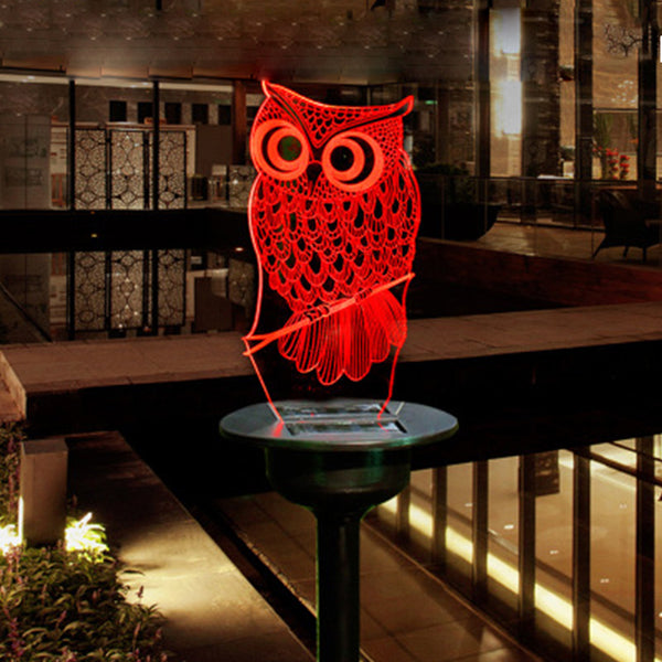 Solar Acrylic LED Lawn Lamp Inserted Buried Garden Night Light Yard Villa Path