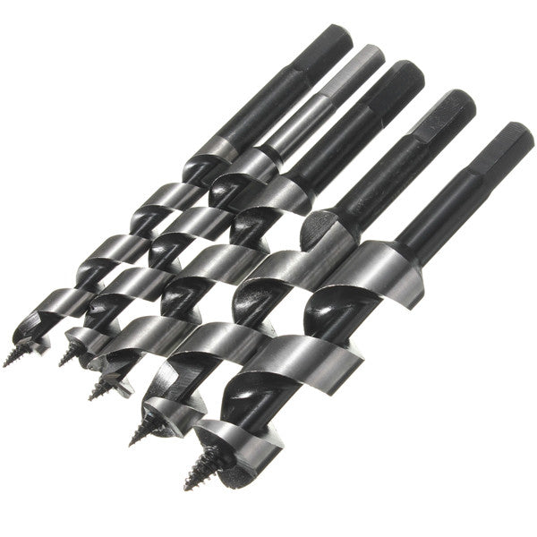 12-25mm Hex Shank Brad Point Drill SDS Auger Drill Bit Spiral Wood Drilling Tool