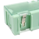 10pcs SMT SMD Kit Lab Chip Components Tool Screw Storage Box Case Plastic Green