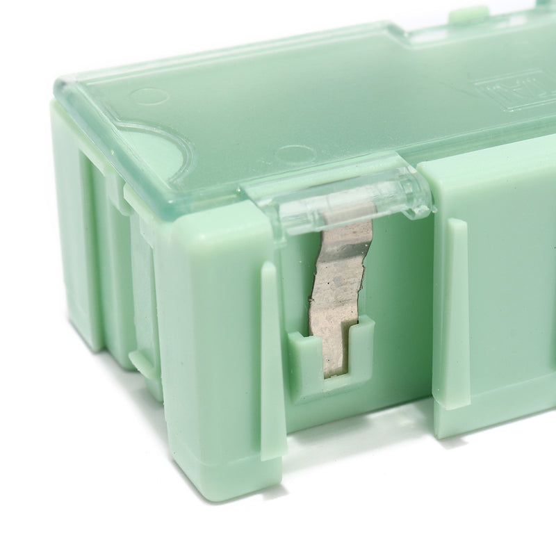 10pcs SMT SMD Kit Lab Chip Components Tool Screw Storage Box Case Plastic Green