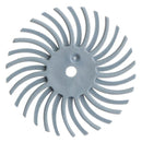 24pcs 80-1000 Grit Radial Bristle Disc Brush Polishing Burr with 3mm Mandrels