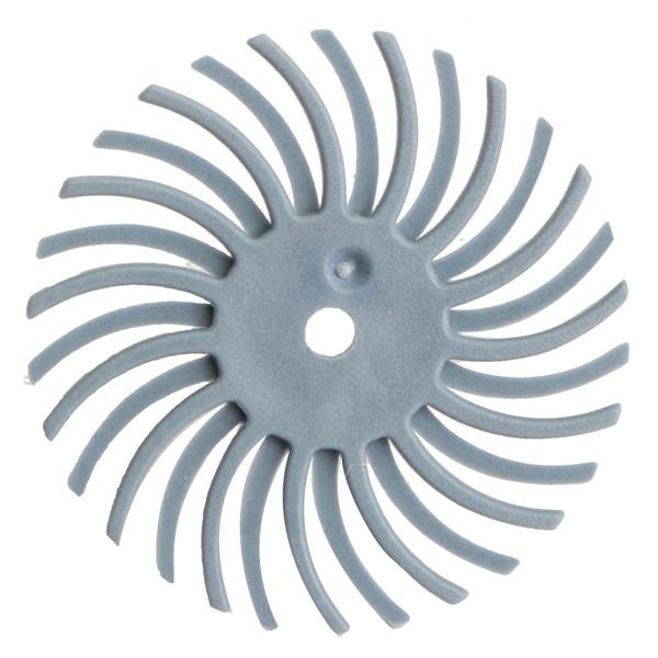 24pcs 80-1000 Grit Radial Bristle Disc Brush Polishing Burr with 3mm Mandrels