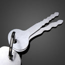 DANIU 7pcs Car Lock Opener Double Sided Lock Pick Set Locksmith Tools