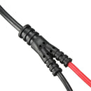 DANIU BNC Male Plug Q9 To Dual Alligator Clip Y Splice Oscilloscope Test Probe Cable Lead 120CM