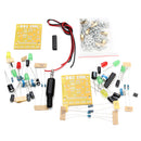 Geekcreit DIY Transparent Mini Amplifier Speaker Kit 65x65x70mm 3W Per Channel