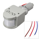 LED 110V-240V Infrared PIR Motion Sensor Detector Wall Light Switch 140Degree 12M