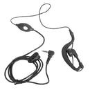 3.5mm Hands Free Earphone for Zastone ZT-2R Walkie Talkies Black