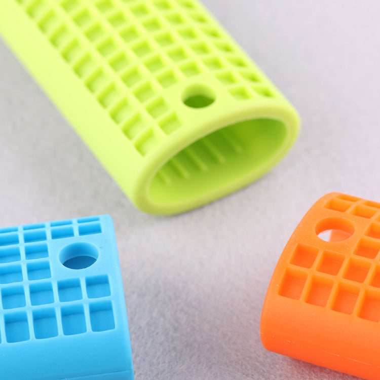 Kitchen Silicone Insulated Panhandle Cover Anti-slip Kitchen Sets Handle