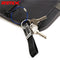 Rimix Stainless Steel PVC Insulated Rubber Overstretches Wire Circle Colorful Keychain Key Ring