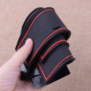 Decor 13pcs Cupholder Console Liner Mat Coasters Fit for Subaru WRX 2015-2020