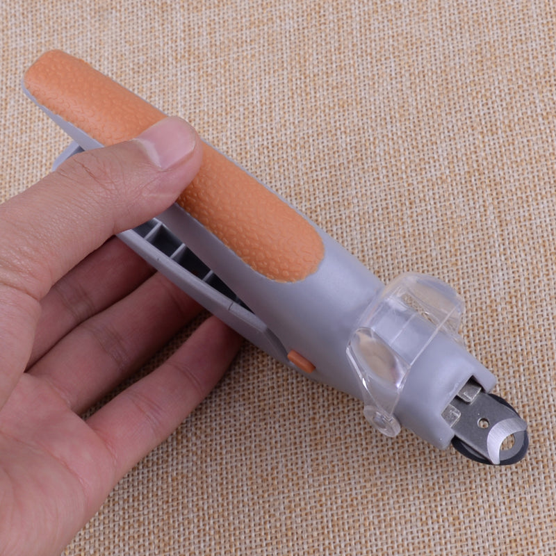 LED Light Pet Nail Trimmer Cats Dogs Clippers Grinders Paw Grooming Tools