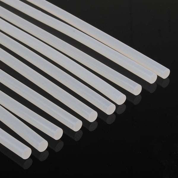 10 Pcs/lot 11mm 7mm Transparent Hot Melt Glue Sticks With Bags