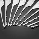 DANIU 17Pcs Wave Brush Hook Picks Locksmith Tools Lock Pick Tools Set