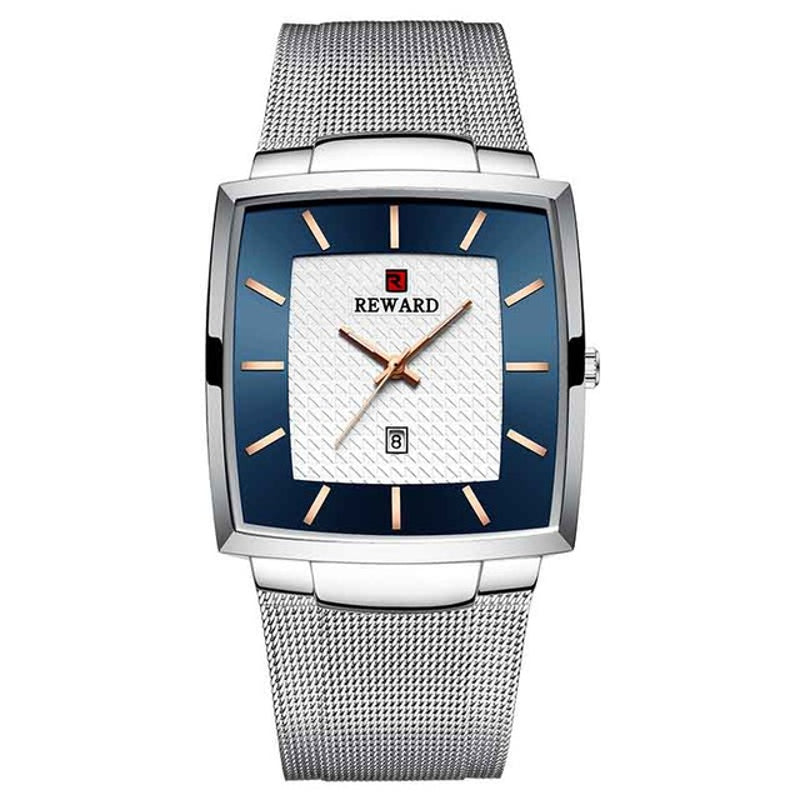 Reward RD62009M Fashion Business Men Watch 3ATM Waterproof Stainless Steel Strap Quartz Watch