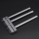 4/5/6mm Leather Chisel Craft Tools Hole Punch Stitching Punch Tool Set