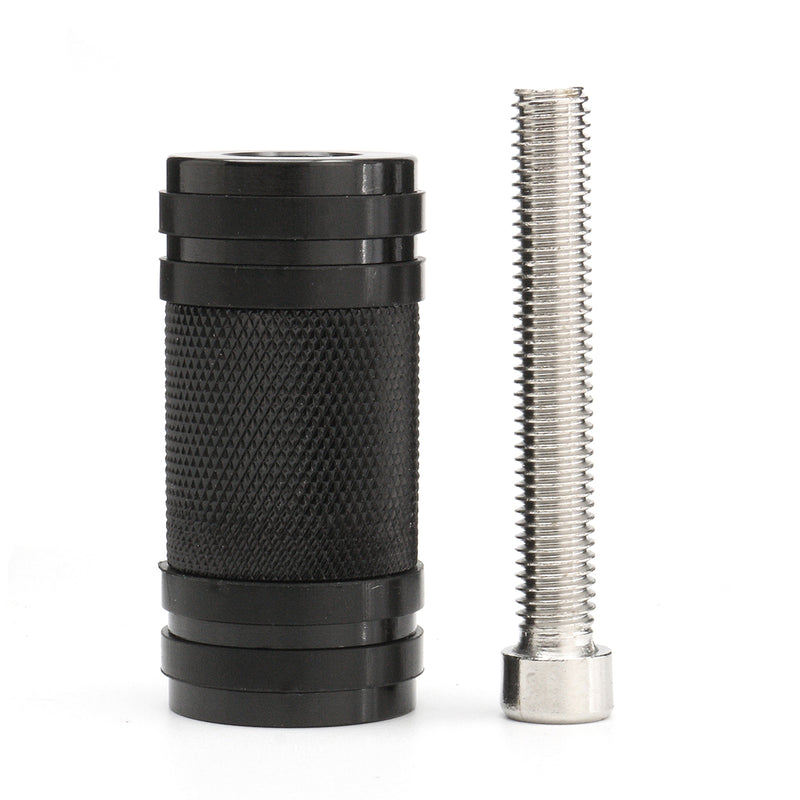 Black Edge Cut Shifter Peg For Harley Davidson Dyna Sportster Softail Touring