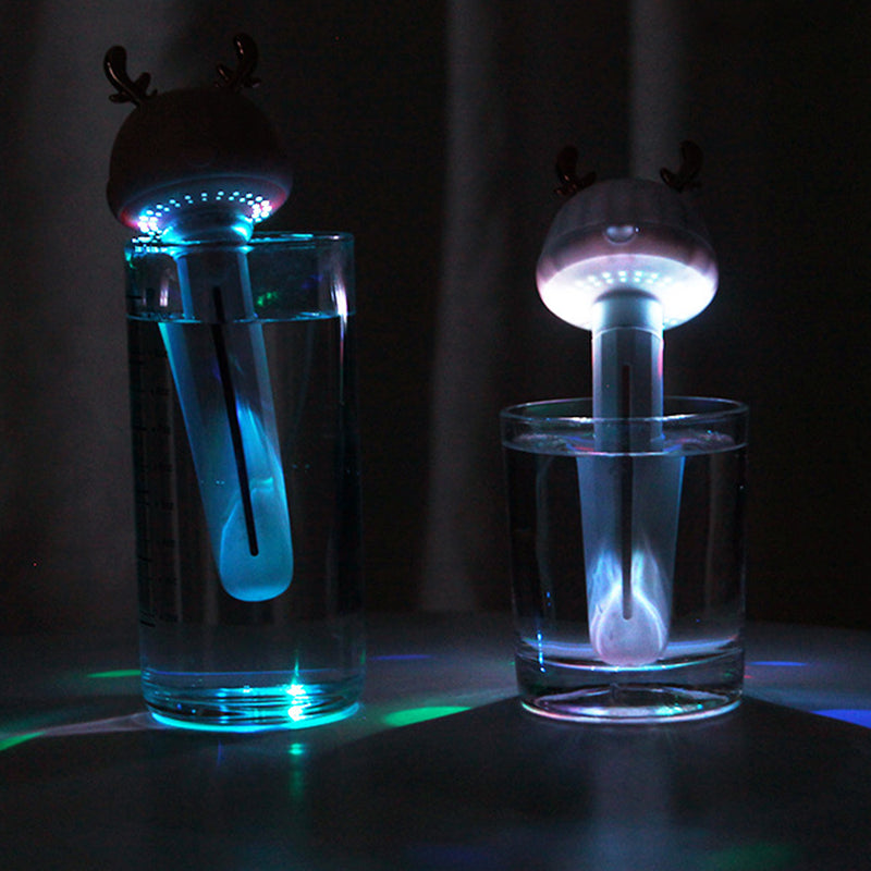 Portable Air Humidifier Purifier Mini Deer Rabbit Detach Bottle Aroma Diffuser Mist Maker For Home Office