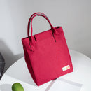 Honana CF-LB034 Woman Lady Fashion Oxford Insulated Cooler Large Capacity Lunch Tote Bag Handbag