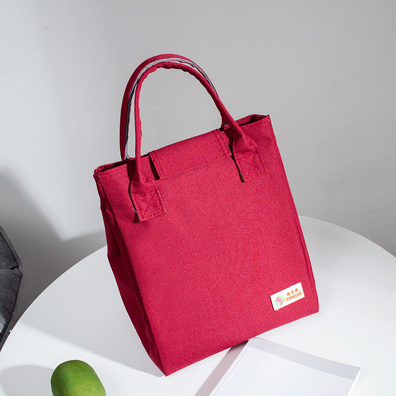 Honana CF-LB034 Woman Lady Fashion Oxford Insulated Cooler Large Capacity Lunch Tote Bag Handbag