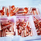 250Pcs Copper Butt Splice Connector Solder Crimp Electrical Cable Wire Terminal with Plastic Box