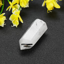 Natural White Black Natural Quartz Crystals Point Healing Rock Stone Gifts Home Decorations