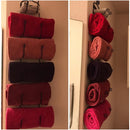 6-Tiers Multi-Purpose Wall Mount Rack Bottles Towel Holder Hanging Hats Holder