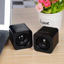 Universal Mini Portable Noise-cancelling Desktop 3.5mm Wired Speaker Loudspeaker for Phone Tablet