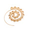 Trendy Big Circle Hoop Exaggerated Spiral Heart Drop Shape Earrings Gift for Women