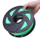 Fluorescence Yellow/Fluorescence Green 1.75mm 1KG/Roll PLA Filament for 3D Printer
