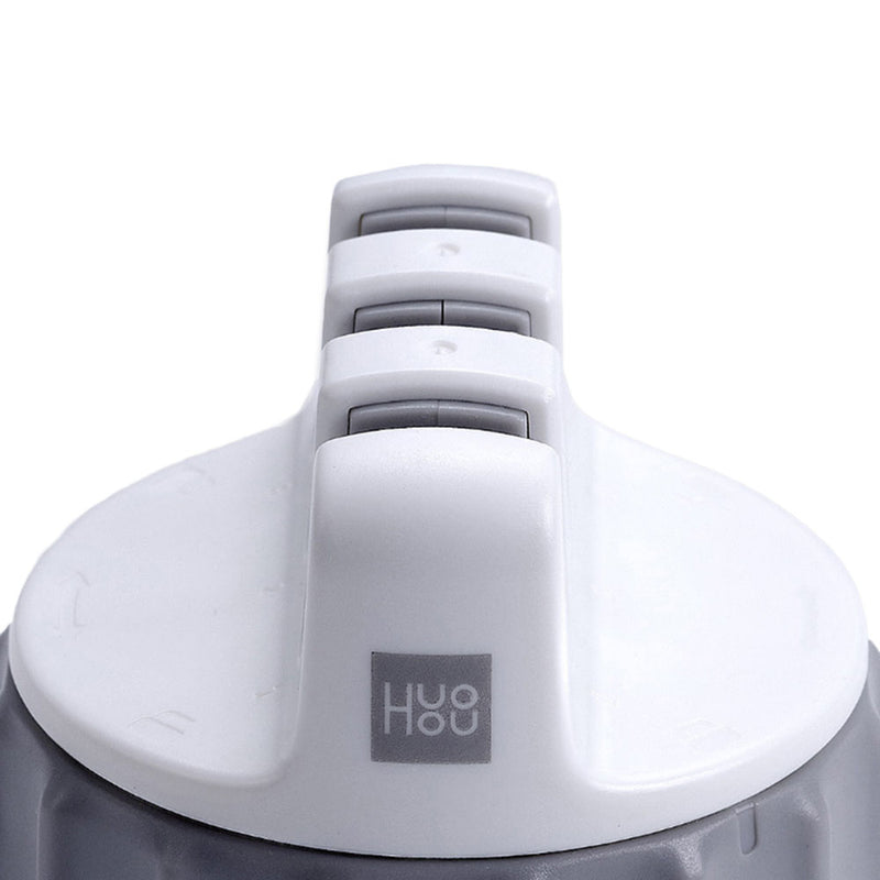 HUOHOU Fixable Knife Sharpener Sharpen Stone Trible Wheel Whetstone Sharpeners Sharpening Tool Grindstone From Xiaomi Youpin