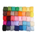 Needle Felting Starter Kit 24 Colours Natural Needle Felting Wool Set and Wool Felt Tools for DIY Felting Craft Project