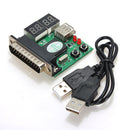 3pcs Computer Accessories PC Diagnostic Card USB Post Card Motherboard Analyzer Tester for Notebook Laptop