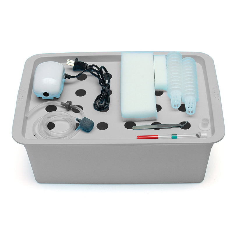 220V 24 Holes Hydroponic System Kit Indoor Aerobic Soilless Cultivation Water Planting Grow Box