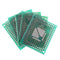 5pcs QFP TQFP LQFP FQFP 32 44 64 80 100 LQF SMD Turn To DIP Adapter PCB Board Converter Plate 0.5/0.8 mm IC Adapter Socket