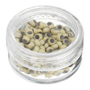 200Pcs Silicone Lined Nano Rings Beads 3.0mm Silicone Micro Bead For Nano Tip Hair Extensions