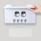 Wall Mount Toothbrush Holder Toothpaste Squeezer Automatic Toothpaste Dispenser