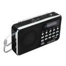 Portable FM 87.5-108MHZ 4.2V 4 Radio TF SD Card AUX Loop Play Speaker MP3 Music Player