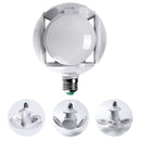 E27 40W 6500K Football Shape UFO LED Garage Light Bulb Deformable Ceiling Fixture Shop Workshop Lamp AC85-265V