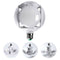 E27 40W 6500K Football Shape UFO LED Garage Light Bulb Deformable Ceiling Fixture Shop Workshop Lamp AC85-265V