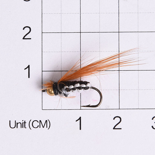 ZANLURE 40Pcs Boxed Colorful Bionic Fly Fishing Hook Bionic Lure Set Anti Insects Flies ABS Box