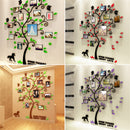 3D Photo Frame Family Tree Wall Sticker Living Room Bedroom Decor