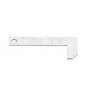 Drillpro 0-15mm Stainless Steel Chamfering Angle Ruler 0.5mm Accuracy Square Gauge