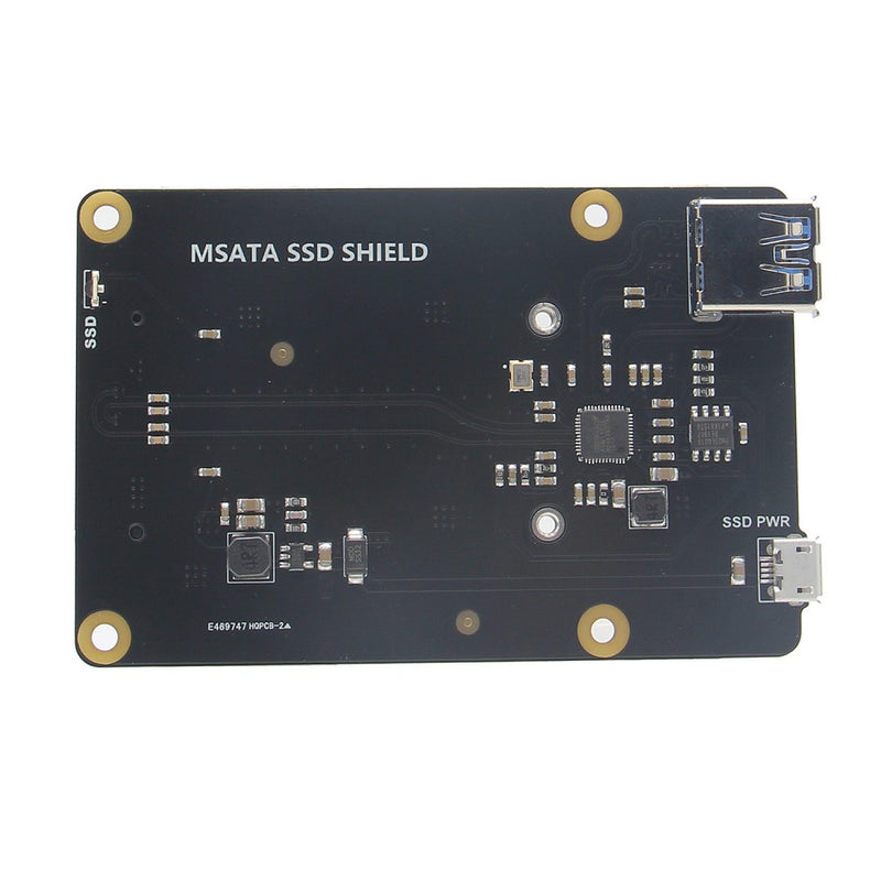 Upgraded Version V3.1 X850 mSATA SSD Storage Expansion Board For Raspberry Pi 3 Model B / 2B / B+