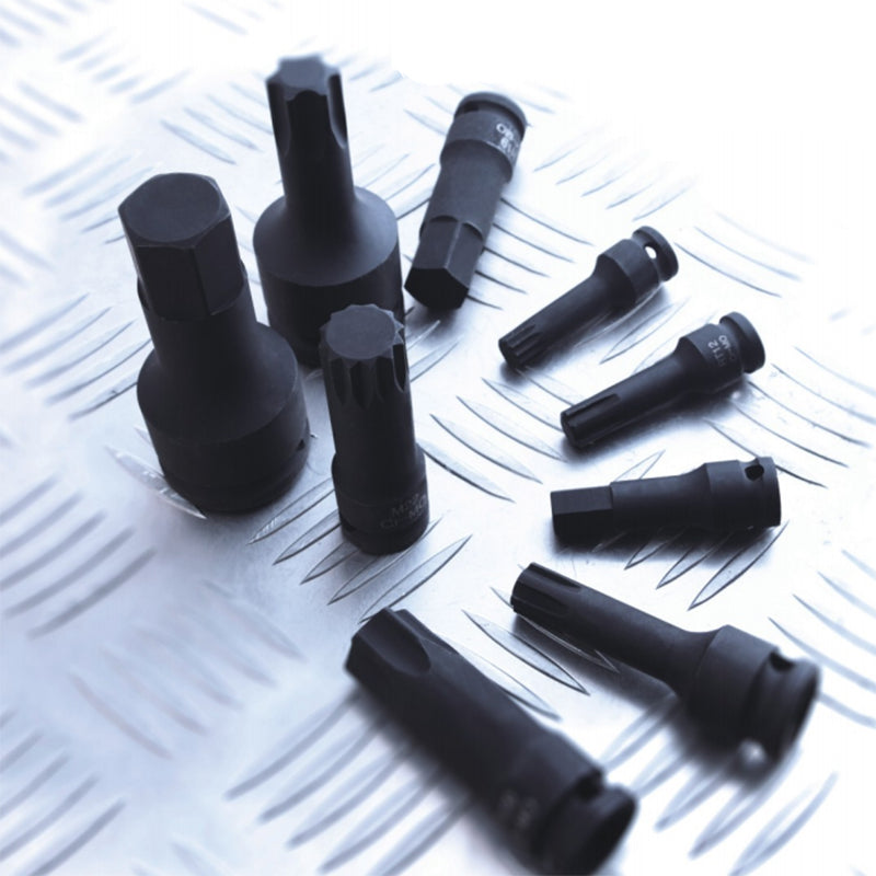 1/2 Inch H6-H10 CR-MO Hexagon Pneumatic Screwdriver Bit Set Pneumatic Sleeve Tool Accessories