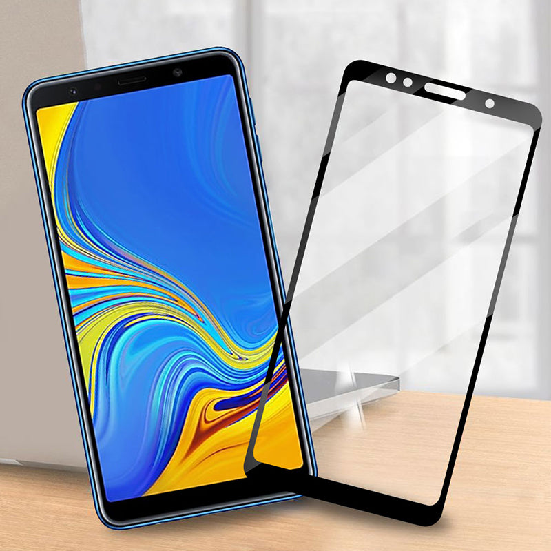 Bakeey 9D Curved Edge Full Glue Tempered Glass Screen Protector For Samsung Galaxy A7 2018